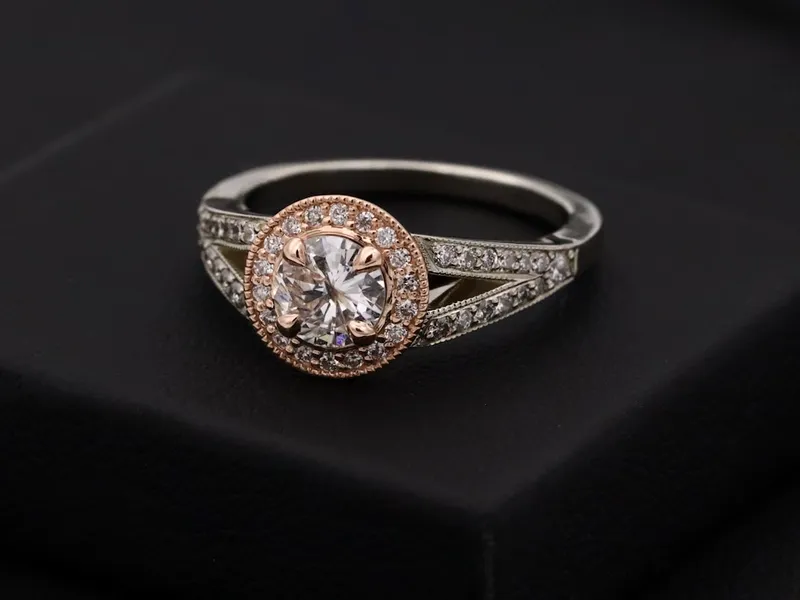 Solitaire Diamond Macro Study